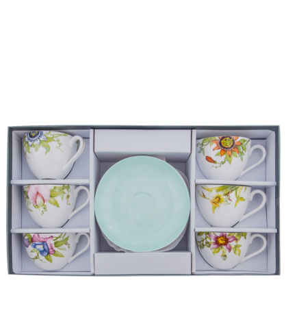 JK- 08 Чайный набор на 6 перс."Сады Примадонны" (Pavone)