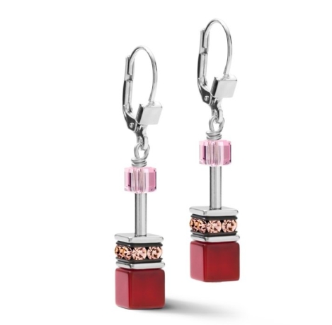 Серьги Red-Purple 4905/20-0308 Coeur de Lion
