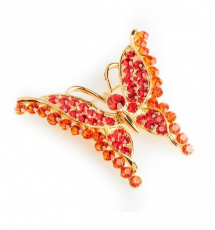 Брошь Бабочка FAN-06291.9 G/R Shadore