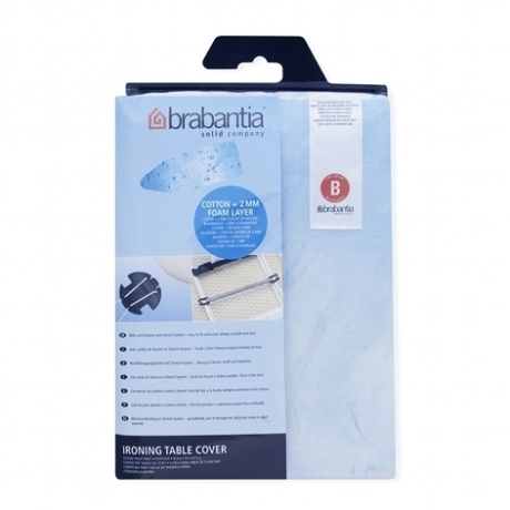 Чехол PerfectFit 124х38 см (B), 2 мм поролона, Ледяная вода Brabantia