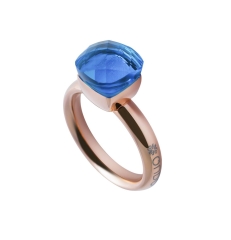 Кольцо Firenze sapphire 18 мм. 611725 BL/RG