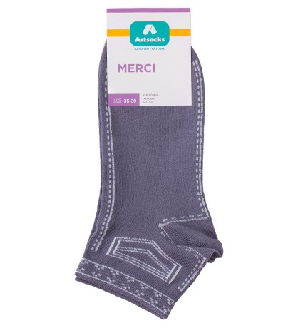 Носки женские Merci ASW-0004 35-39 серый (Artsocks)
