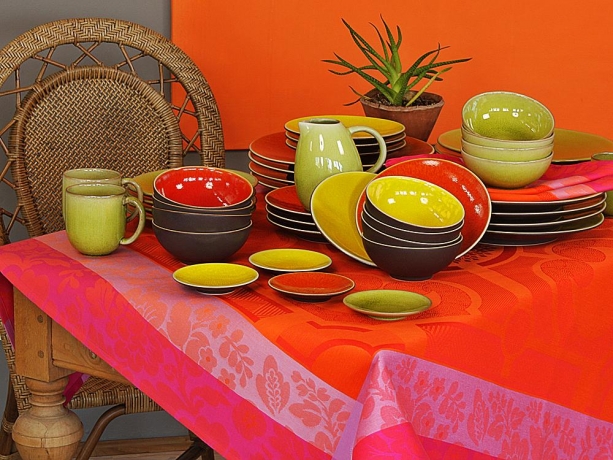 Салатник д/фруктов, 14 см. цвет цитрон, TOURRON Jars