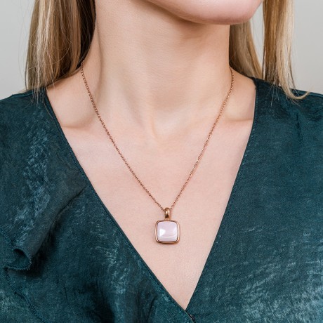 Колье Куб SHELL ROSE Fiore Luna