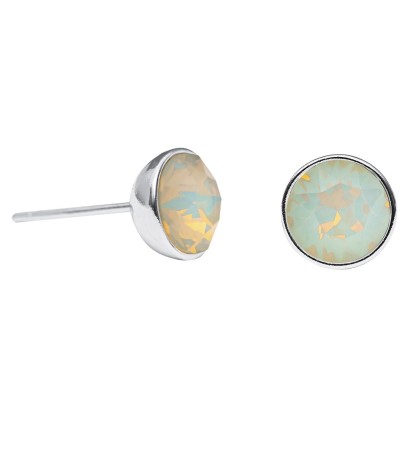 Пусеты Light Grey Opal Fiore Luna