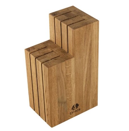 Подставка под ножи дубовая, кор. Uneca