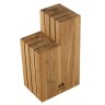 Подставка под ножи дубовая, кор. Uneca