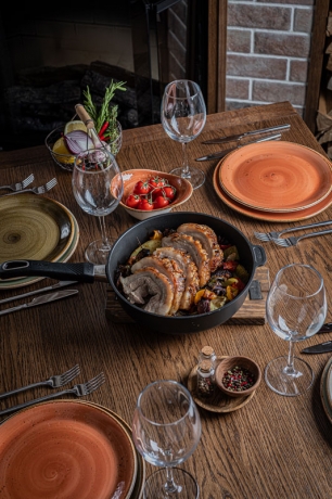 Сковорода индукционная низкая со съемной ручкой, 32 х 4 см. Gastrolux