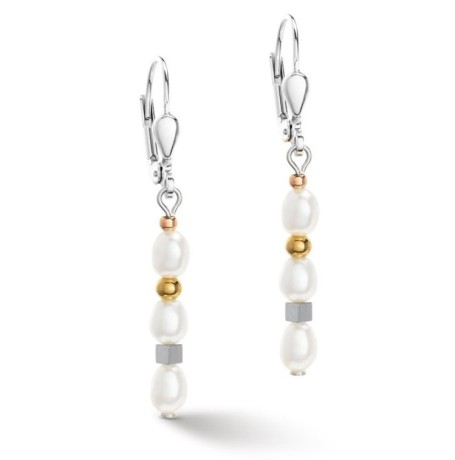 Серьги White-Tricolour 1107/20-1642 Coeur de Lion