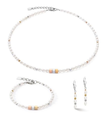 Серьги White-Tricolour 1107/20-1642 Coeur de Lion