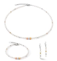 Серьги White-Tricolour 1107/20-1642 Coeur de Lion