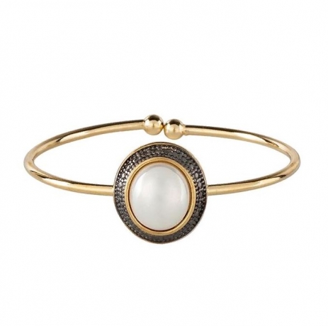 Браслет White Pearl C6339.1 BW/G Possebon