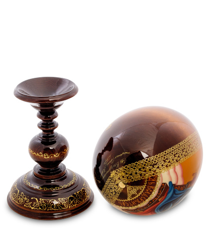 ИКО-10 Яйцо-икона "Господь Вседержитель" Рябов С.