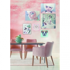 Картина Dog Face, коллекция "Собачья Морда" 60*60*1, Стекло, Полипропилен, Мультиколор