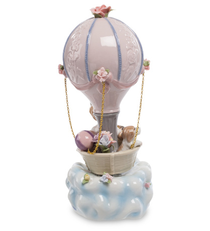 CMS-27/19 Фигурка муз. "Клоун на воздушном шаре" (Pavone)