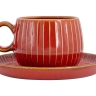 Чашка с блюдцем Comet терракота, 0,18 л. Home & Style