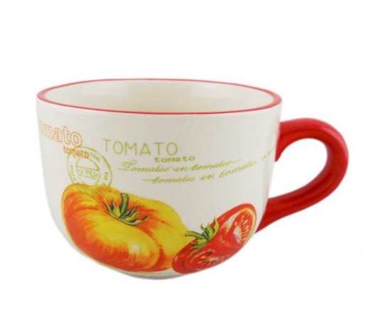 Чашка для завтрака Томаты, 0,5 л, INFINITY