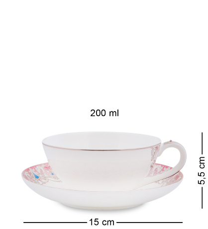 JK- 05 Чайный набор на 2 перс."Примадонна" (Pavone)