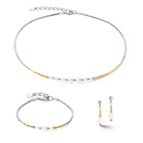 Колье White bicolor Coeur de Lion