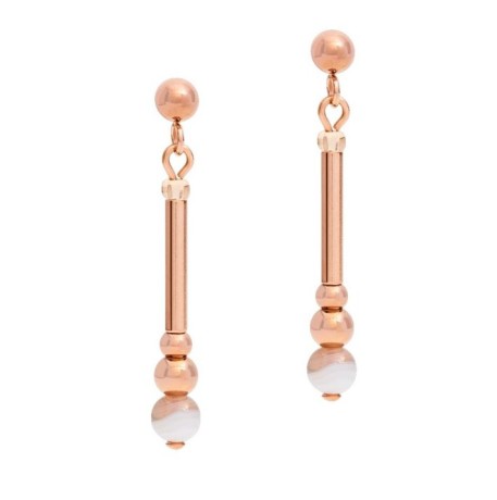 Серьги Beige-Grey Coeur de Lion