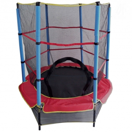 Батут детский DFC Trampoline Fitness 55 дюймов с сеткой (137 см.)