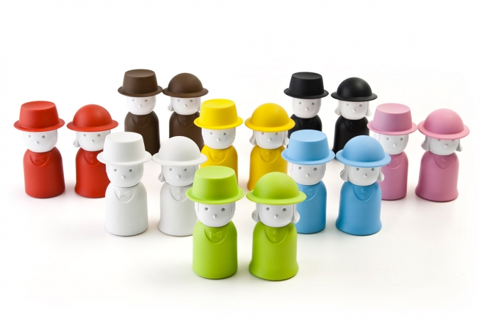 Солонка+перечница Mr.Pepper & Mrs. Salt розовый