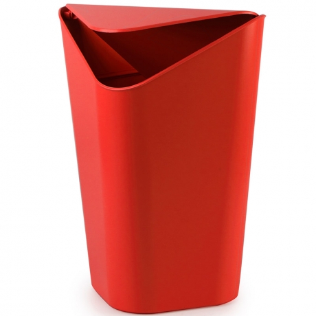 Корзина для мусора угловая Corner, красная, Umbra