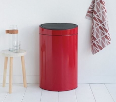Мусорный бак Touch Bin New (40 л), Пламенно-красный Brabantia