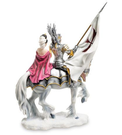 WS-840 Статуэтка "Рыцарь и его Дама сердца" (Р.Томпсон)