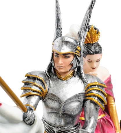 WS-840 Статуэтка "Рыцарь и его Дама сердца" (Р.Томпсон)