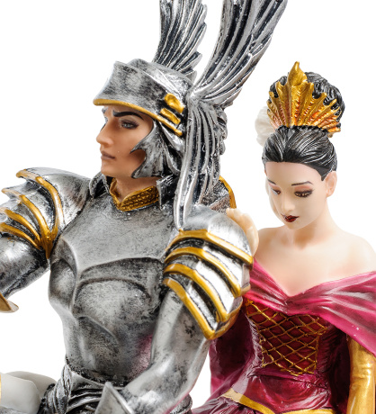 WS-840 Статуэтка "Рыцарь и его Дама сердца" (Р.Томпсон)