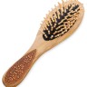 BST-209/ 4 Массажная расческа деревянная "Букет" (береста)