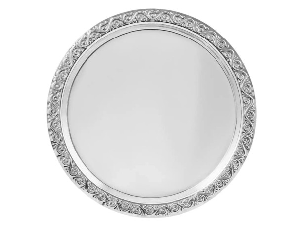 Набор для сыра "Охотничий" 6пр+футляр с разделочной доской и подносом посереб.