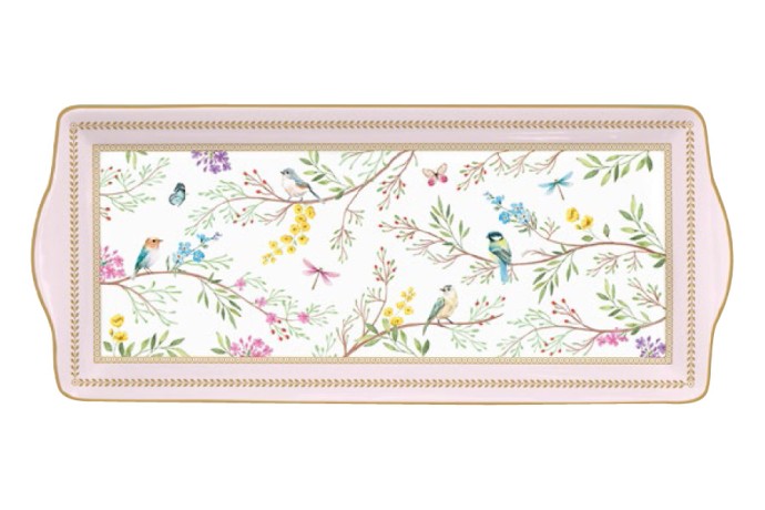 Бдюдо прямоугольное Пение птиц, 35х15 см. Easy Life