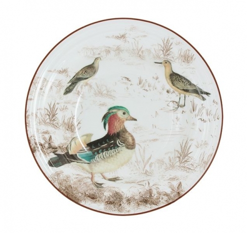 Тарелка суповая Охота, 22 см. Imari