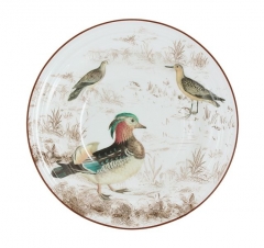 Тарелка суповая Охота, 22 см. Imari
