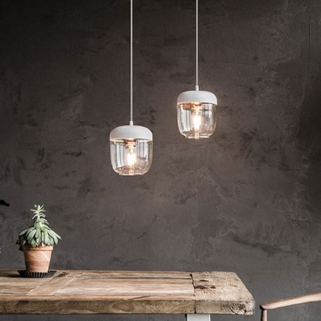 Плафон Acorn white brass, 14х16 см. Umage