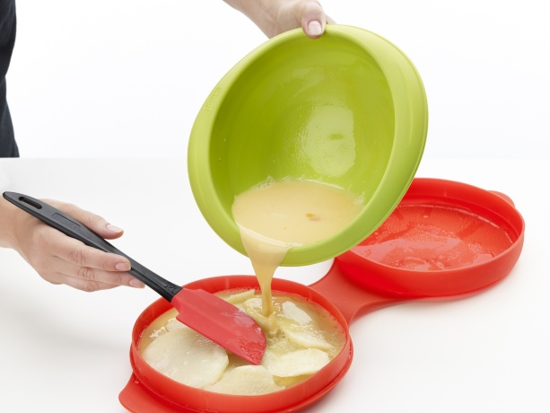 Испанский омлет Lekue, форма силиконовая, красная