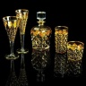 Бокалы для вина/воды GOLDEN DREAM, набор 6 шт, хрусталь/золото 24К
