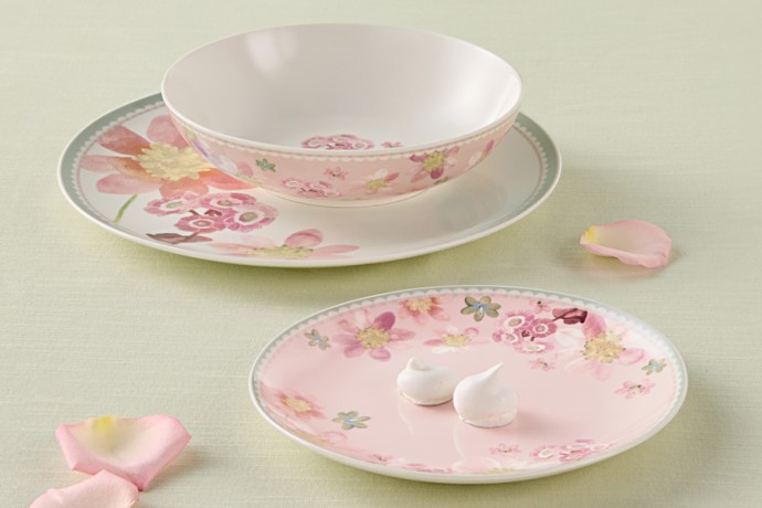 Тарелка закусочная Primula, розовая, 20 см. Maxwell & Williams