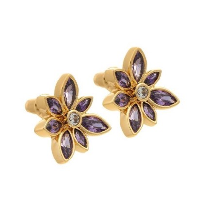 Пусеты Цветок *15A12EP006AV07 V/BR Fiore Luna