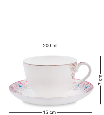 JK- 03 Чайный набор на 4 перс."Каприз Примадонны" (Pavone)