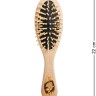 BST-327/3 Массажная расческа деревянная "Бабочки" (береста)