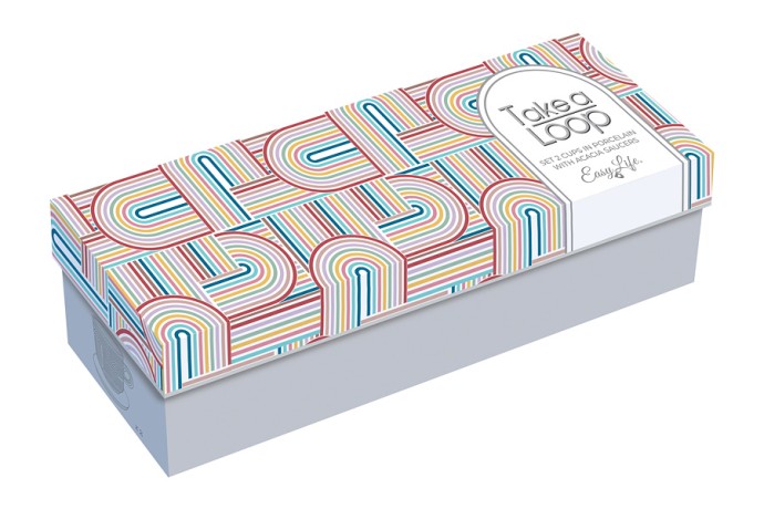 Набор из 2-х чашек Радуга, сиреневая и зелёная, 0,25 л. Easy Life