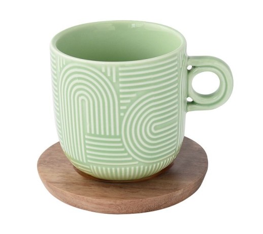 Набор из 2-х чашек Радуга, сиреневая и зелёная, 0,25 л. Easy Life