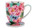 Кружка с подставкой Камелии, 0,4 л. Maxwell & Williams