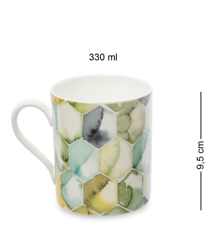 JK-259 Кружка "Магия фигур" (Esagono Pavone)