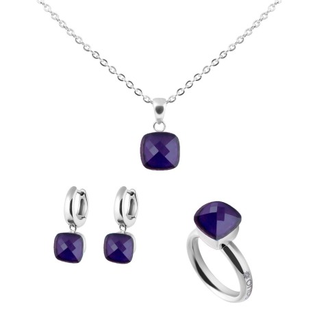 Кольцо Firenze tanzanite 19 мм. 610594 V/S Qudo