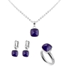 Кольцо Firenze tanzanite 19 мм. 610594 V/S Qudo