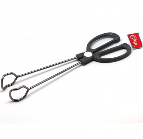 Щипцы для барбекю, черные, Atlantis